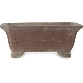 385 mm square unglazed pot from China