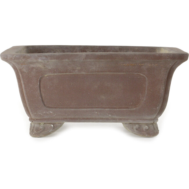 Pot à bonsaï carré non émaillé - 385 x 385 x 153 mm