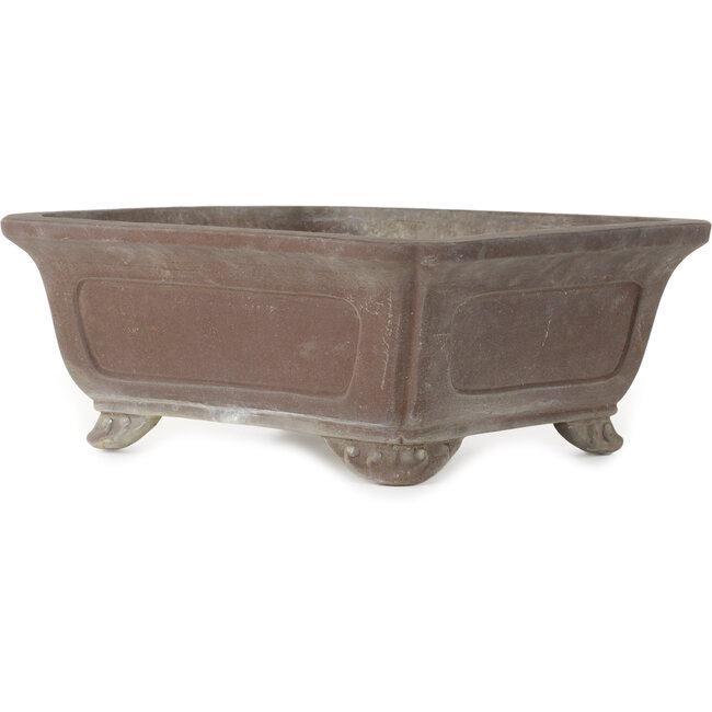 Vaso bonsai quadrato non smaltato - 385 x 385 x 153 mm