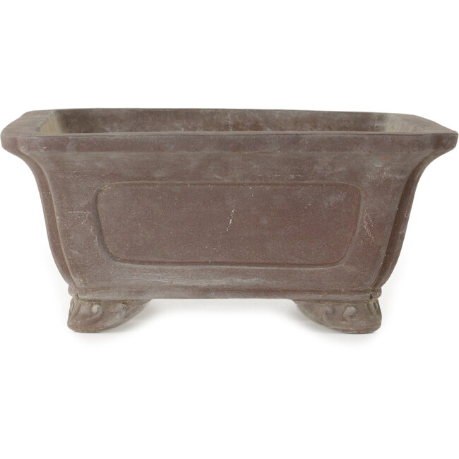 Vaso bonsai quadrato non smaltato - 385 x 385 x 153 mm