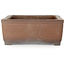 Pot à bonsaï rectangulaire non émaillé de Gyouzan - 430 x 320 x 133 mm
