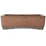 Maceta rectangular sin esmaltar para bonsái de Gyouzan - 430 x 320 x 133 mm