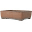 Rechteckiger, unglasierter Bonsai-Topf von Gyouzan – 430 x 320 x 133 mm