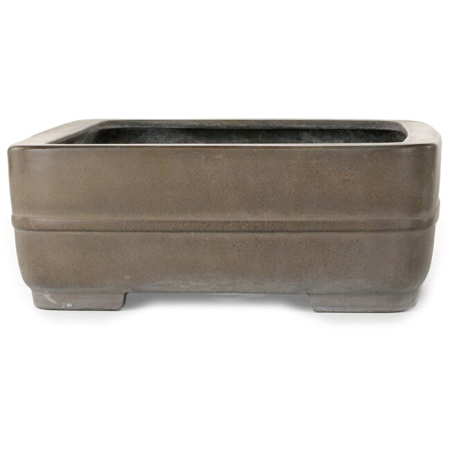 Pot à bonsaï rectangulaire non émaillé par Eiraku - 435 x 325 x 120 mm