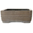 Rectangular unglazed bonsai pot by Eiraku - 435 x 325 x 120 mm