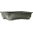 Rectangular unglazed bonsai pot by Houtoku - 415 x 317 x 105 mm