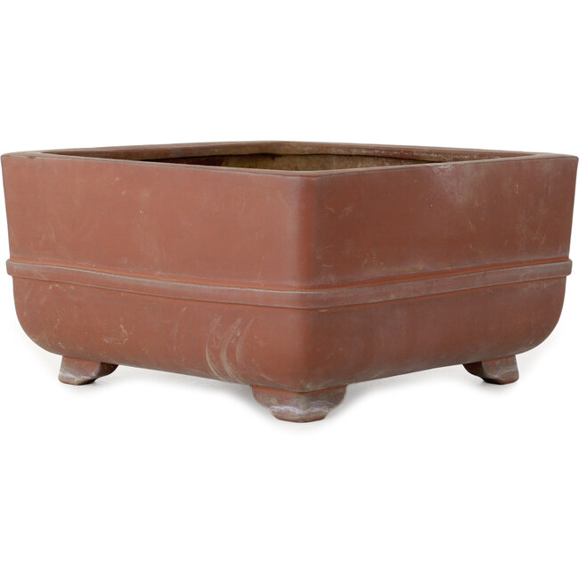 Vaso bonsai quadrato non smaltato - 375 x 375 x 200 mm