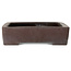 Vaso bonsai rettangolare non smaltato - 383 x 305 x 80 mm