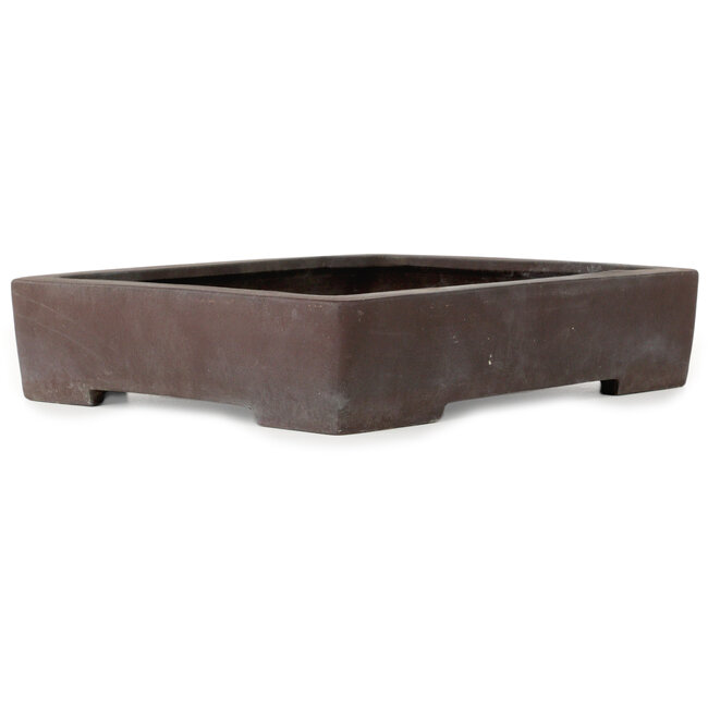 Pot à bonsaï rectangulaire non émaillé - 383 x 305 x 80 mm