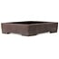 Maceta rectangular sin esmaltar para bonsái - 383 x 305 x 80 mm