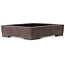 Pot à bonsaï rectangulaire non émaillé - 383 x 305 x 80 mm