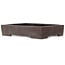 Maceta rectangular sin esmaltar para bonsái - 383 x 305 x 80 mm