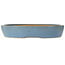 Maceta ovalada azul para bonsái - 510 x 410 x 85 mm