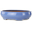 Ovaler blauer Bonsai-Topf – 390 x 320 x 105 mm
