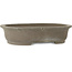Vaso bonsai ovale non smaltato di Keizan - 430 x 345 x 100 mm