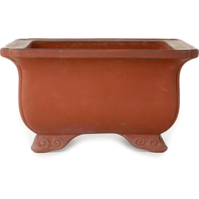 Pot à bonsaï rectangulaire non émaillé de Keizan - 470 x 342 x 185 mm