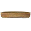 Pot à bonsaï ovale non émaillé de Keizan - 513 x 397 x 80 mm