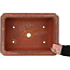 Maceta rectangular sin esmaltar para bonsái de Keizan - 470 x 342 x 185 mm