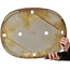 Ovale, ongeglazuurde bonsaipot van Keizan - 513 x 397 x 80 mm