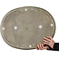 Pot à bonsaï ovale non émaillé de Gyouzan - 612 x 480 x 55 mm