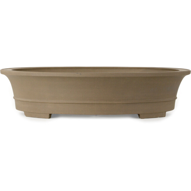 Pot ovale non émaillé pour bonsaï - 610 x 498 x 140 mm