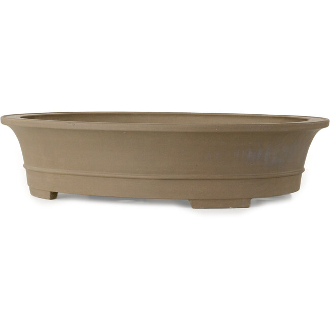 Pot ovale non émaillé pour bonsaï - 610 x 498 x 140 mm