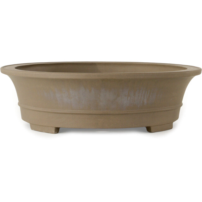 Maceta ovalada sin esmaltar para bonsái - 610 x 498 x 140 mm
