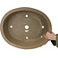Oval unglazed bonsai pot - 610 x 498 x 140 mm