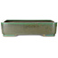 Rechthoekige groene bonsaipot van Houtoku - 412 x 303 x 97 mm