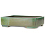 Vaso bonsai rettangolare verde di Houtoku - 412 x 303 x 97 mm