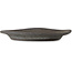 Round unglazed bonsai pot - 500 x 500 x 55 mm