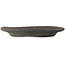 Round unglazed bonsai pot - 500 x 500 x 55 mm
