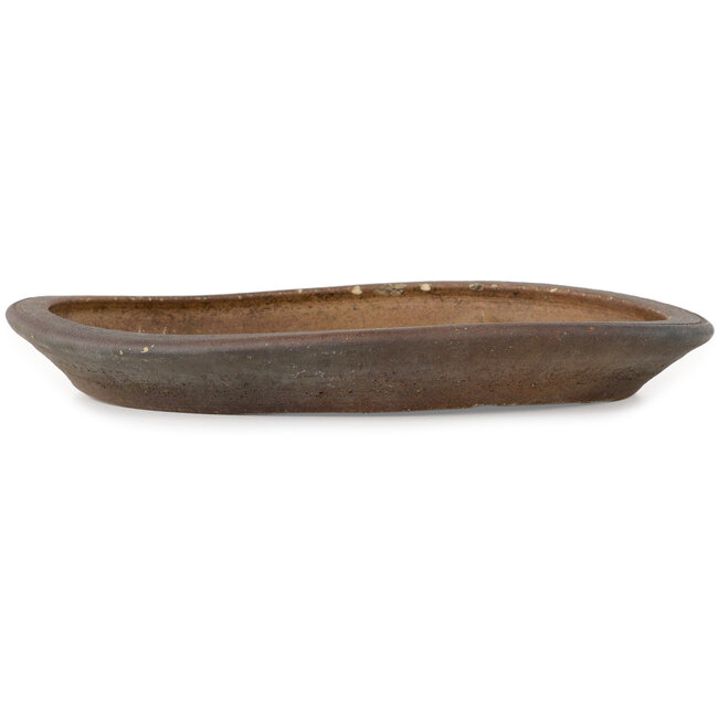 Runder, unglasierter Bonsai-Topf – 360 x 360 x 45 mm