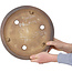 Ronde, ongeglazuurde bonsaipot - 360 x 360 x 45 mm