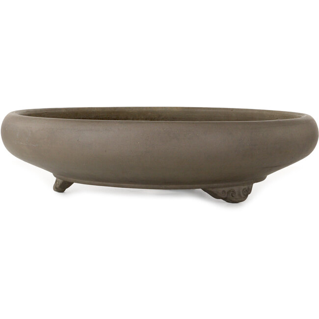 Pot à bonsaï rond non émaillé de Touyou - 475 x 475 x 118 mm