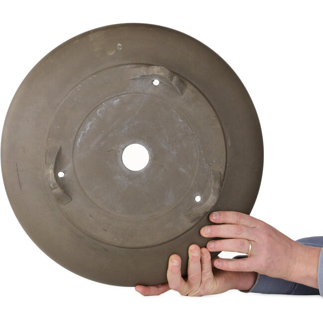 Pot à bonsaï rond non émaillé de Touyou - 475 x 475 x 118 mm