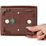 Maceta rectangular sin esmaltar para bonsái de Yamaaki Toshio (tercera generación) - 133 x 108 x 50 mm