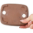 Maceta rectangular sin esmaltar para bonsái de Shibakatsu - 127 x 100 x 40 mm
