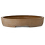 Ovale, ongeglazuurde bonsaipot van Izumiya (Zenigo) - 557 x 410 x 73 mm