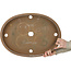 Ovale, ongeglazuurde bonsaipot van Izumiya (Zenigo) - 557 x 410 x 73 mm