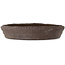 Round unglazed bonsai pot by Ryugaku Marutsune (Mr. Matsumoto Takashi) - 465 x 465 x 85 mm