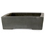 Maceta rectangular sin esmaltar para bonsái de Yamaaki Toshio (tercera generación) - 425 x 303 x 90 mm