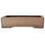 Maceta rectangular sin esmaltar para bonsái de Sanpou - 410 x 315 x 98 mm