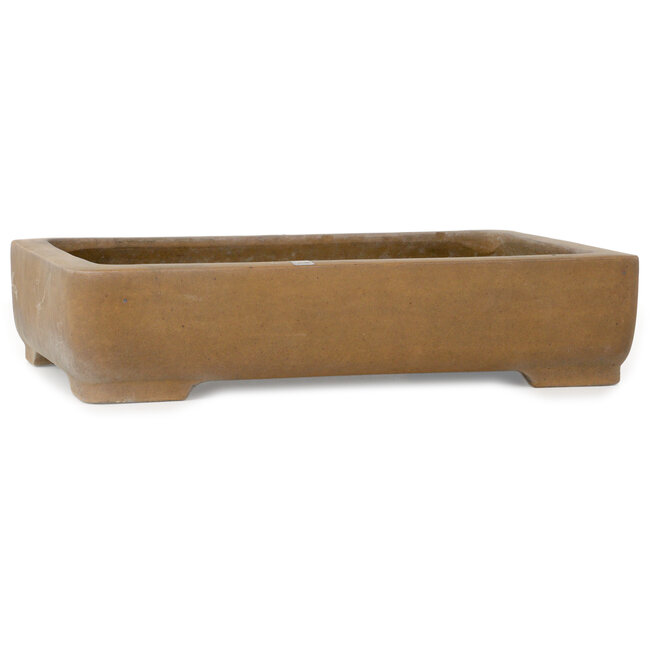 Rechthoekige, ongeglazuurde bonsaipot - 425 x 305 x 95 mm