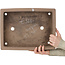 Pot à bonsaï rectangulaire non émaillé de Sanpou - 410 x 315 x 98 mm