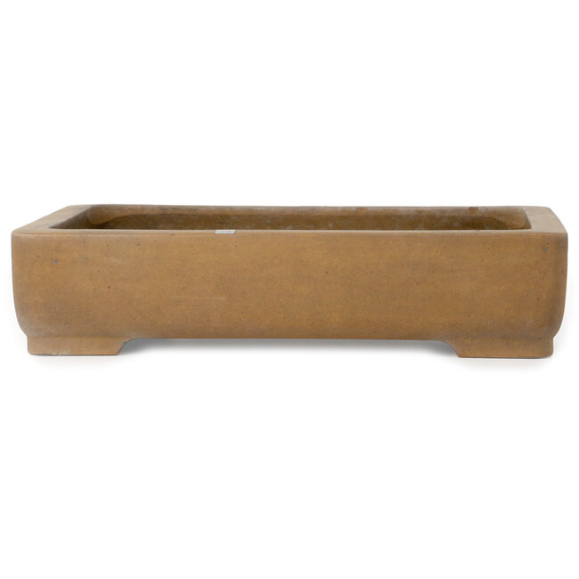 Rechteckiger, unglasierter Bonsai-Topf – 425 x 305 x 95 mm