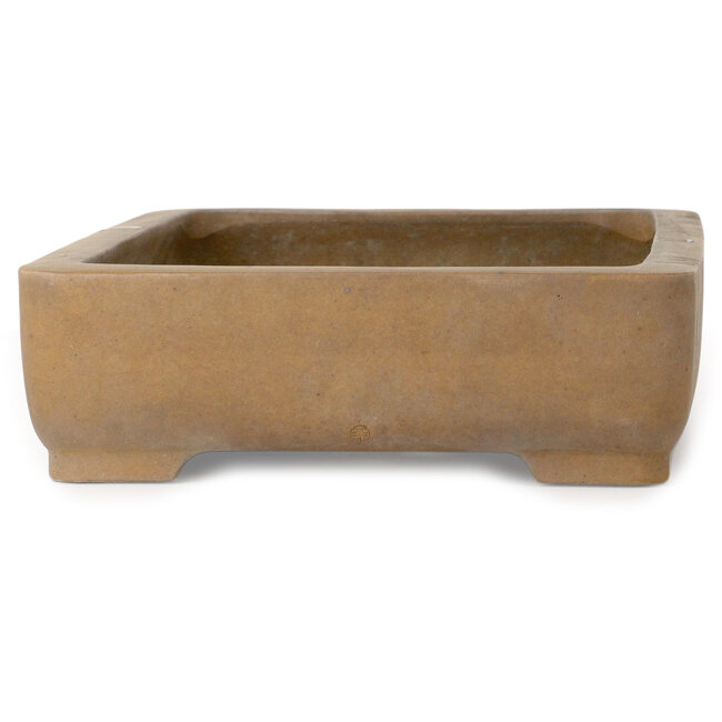 Rechteckiger, unglasierter Bonsai-Topf – 425 x 305 x 95 mm