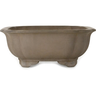 Gyouzan - Yukizyou Nakano & Yuuji Nakano Pot à bonsaï lotus non émaillé de 445 mm par Yuuji (Gyouzan), Tokoname, Japon