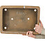 Maceta rectangular para bonsái sin esmaltar - 425 x 305 x 95 mm