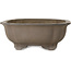 Lotus bonsai pot zonder glazuur van Yuuji (Gyouzan) - 445 x 445 x 170 mm